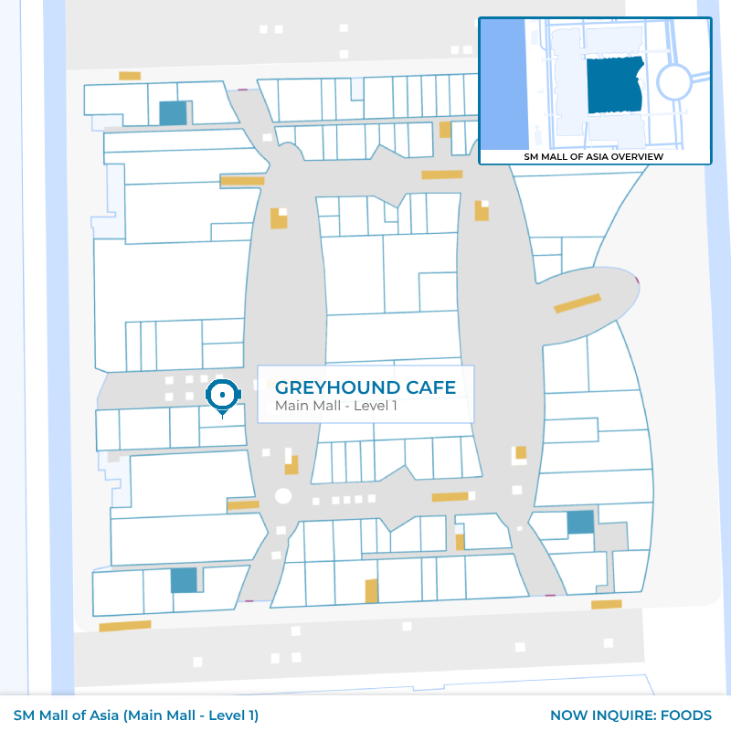 Greyhound Cafe - SM MOA - Main Mall - Level 1